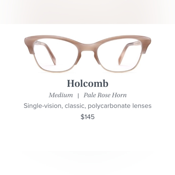 Warby Parker Accessories - Warby Parker x Anna Akana Limited Edition Collab Pale Rose & Gold Holcomb *RARE*